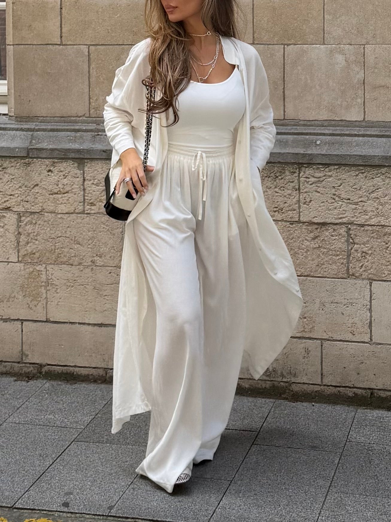 Elara Pants Ivory