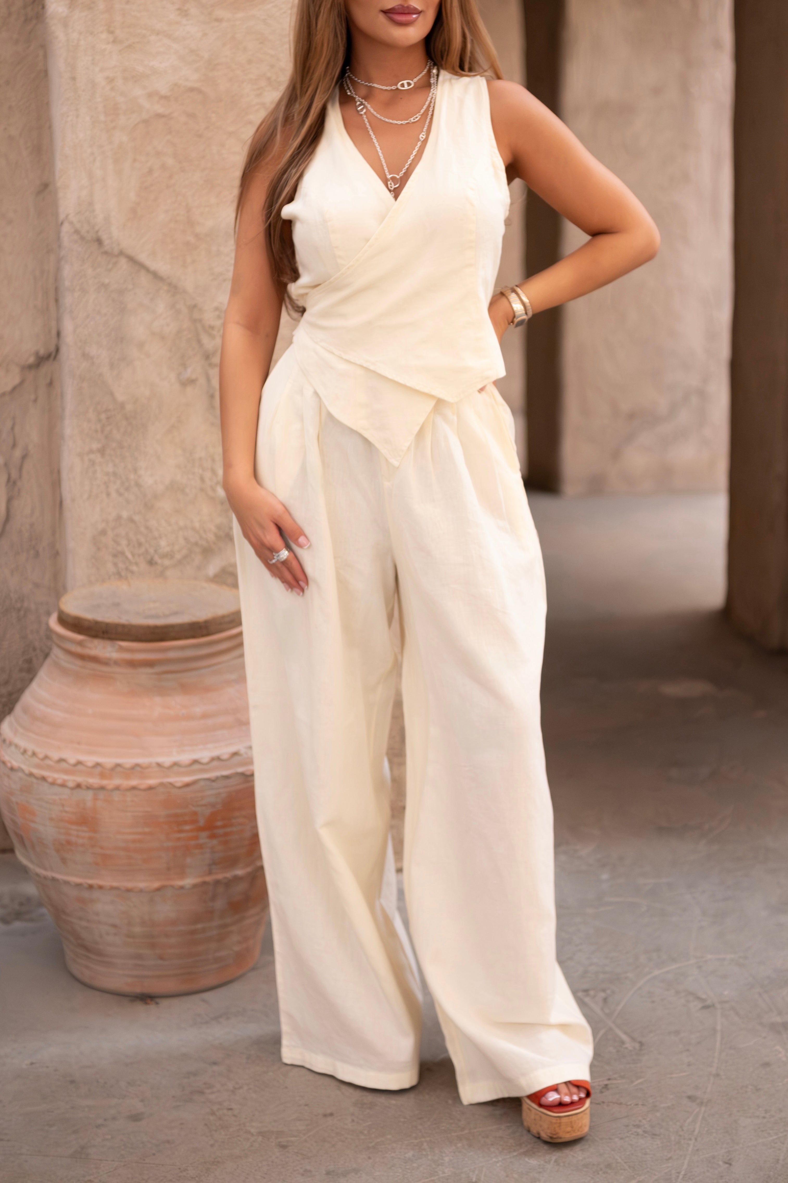 Butter Ella Linen Two-Piece